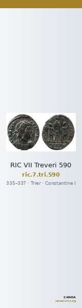 RIC VII Treveri 590 — CANOA