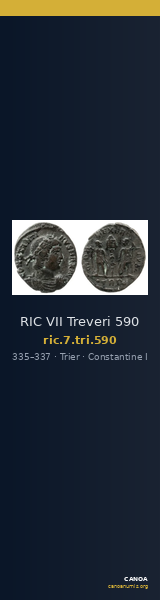 RIC VII Treveri 590 — CANOA