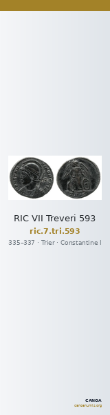 RIC VII Treveri 593 — CANOA