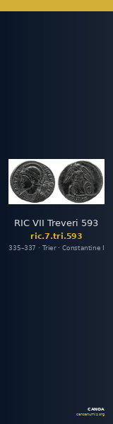 RIC VII Treveri 593 — CANOA