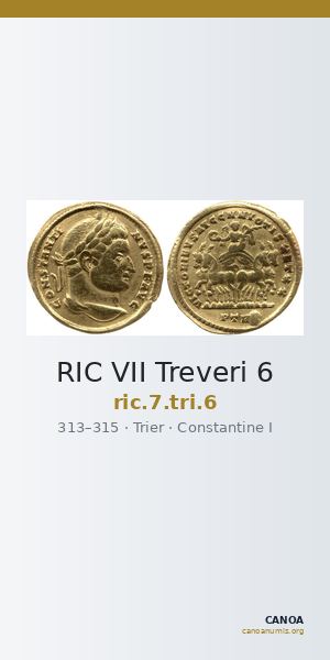 RIC VII Treveri 6 — CANOA