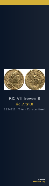 RIC VII Treveri 8 — CANOA