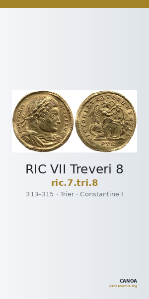 RIC VII Treveri 8 — CANOA
