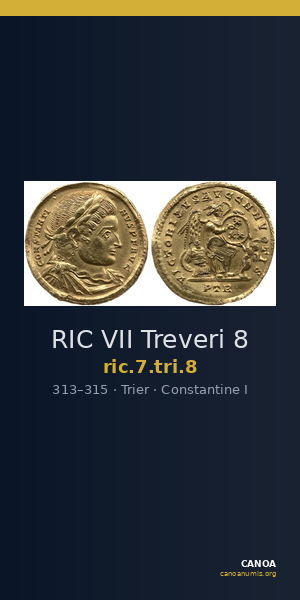 RIC VII Treveri 8 — CANOA