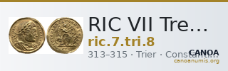 RIC VII Treveri 8 — CANOA