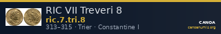 RIC VII Treveri 8 — CANOA