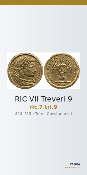 RIC VII Treveri 9 — CANOA