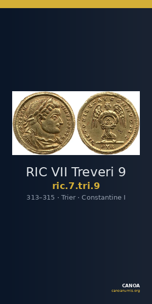 RIC VII Treveri 9 — CANOA
