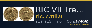 RIC VII Treveri 9 — CANOA