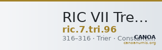 RIC VII Treveri 96 — CANOA