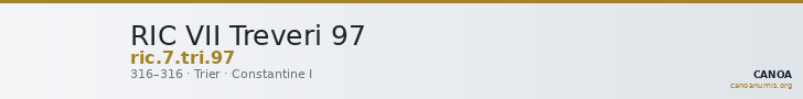 RIC VII Treveri 97 — CANOA