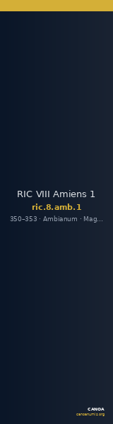 RIC VIII Amiens 1 — CANOA
