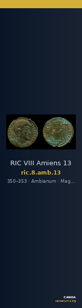 RIC VIII Amiens 13 — CANOA