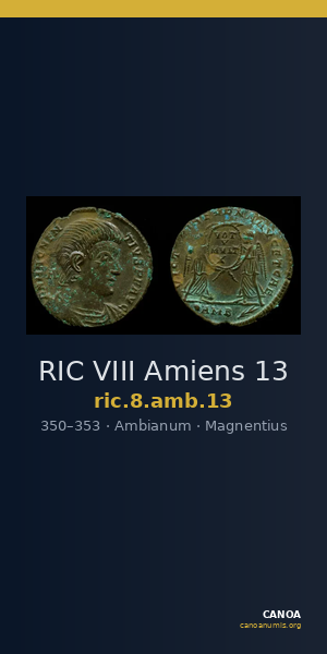 RIC VIII Amiens 13 — CANOA