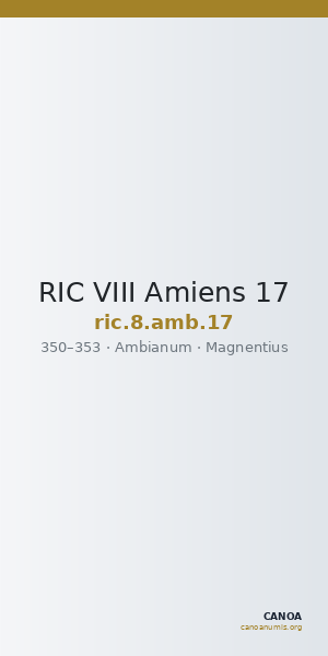RIC VIII Amiens 17 — CANOA