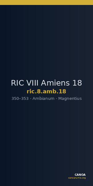 RIC VIII Amiens 18 — CANOA