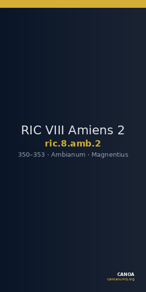 RIC VIII Amiens 2 — CANOA