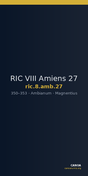 RIC VIII Amiens 27 — CANOA