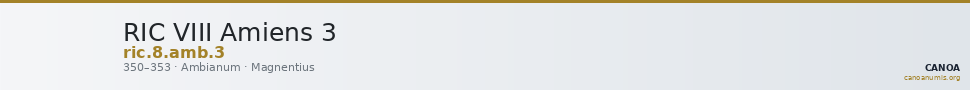 RIC VIII Amiens 3 — CANOA