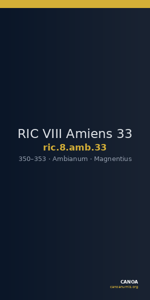 RIC VIII Amiens 33 — CANOA