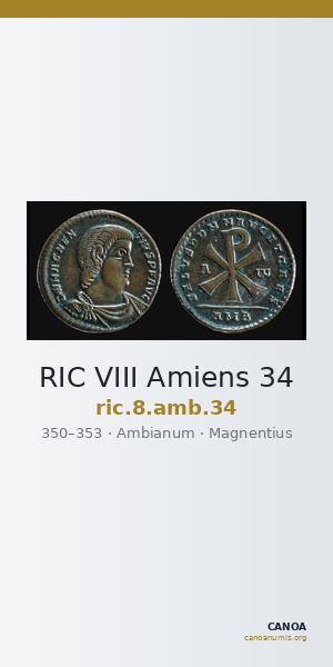 RIC VIII Amiens 34 — CANOA