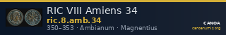RIC VIII Amiens 34 — CANOA