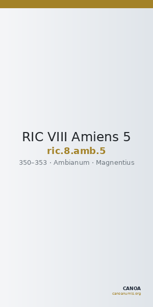RIC VIII Amiens 5 — CANOA