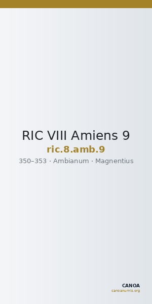 RIC VIII Amiens 9 — CANOA