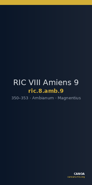 RIC VIII Amiens 9 — CANOA