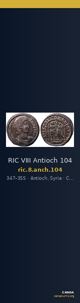 RIC VIII Antioch 104 — CANOA