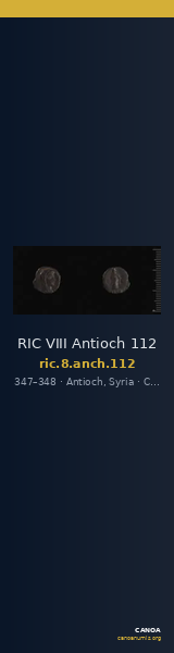 RIC VIII Antioch 112 — CANOA