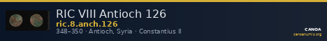 RIC VIII Antioch 126 — CANOA