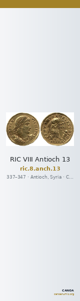 RIC VIII Antioch 13 — CANOA
