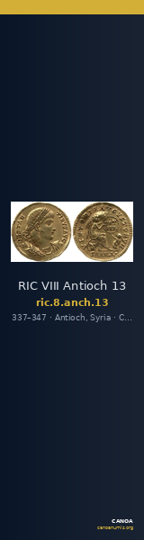 RIC VIII Antioch 13 — CANOA
