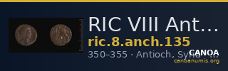 RIC VIII Antioch 135 — CANOA