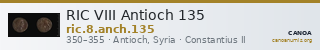 RIC VIII Antioch 135 — CANOA