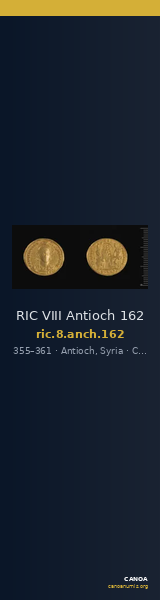 RIC VIII Antioch 162 — CANOA