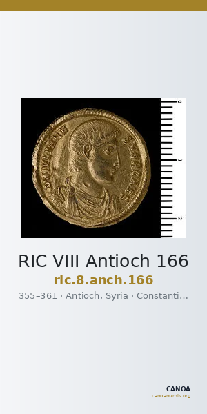 RIC VIII Antioch 166 — CANOA