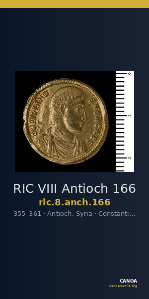 RIC VIII Antioch 166 — CANOA