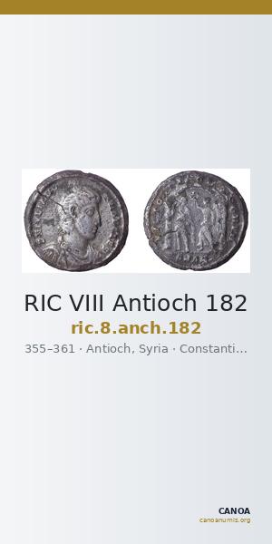 RIC VIII Antioch 182 — CANOA