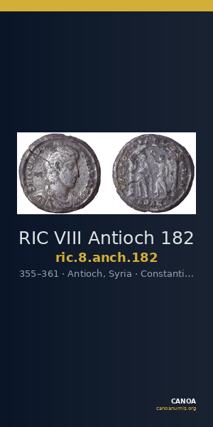 RIC VIII Antioch 182 — CANOA