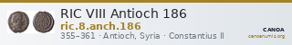 RIC VIII Antioch 186 — CANOA