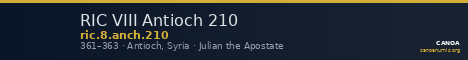 RIC VIII Antioch 210 — CANOA