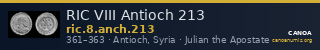 RIC VIII Antioch 213 — CANOA