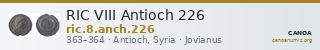 RIC VIII Antioch 226 — CANOA