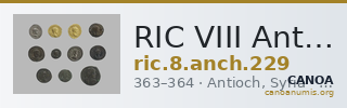 RIC VIII Antioch 229 — CANOA