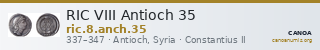 RIC VIII Antioch 35 — CANOA