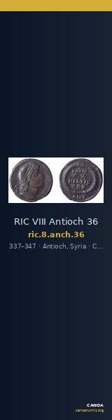 RIC VIII Antioch 36 — CANOA