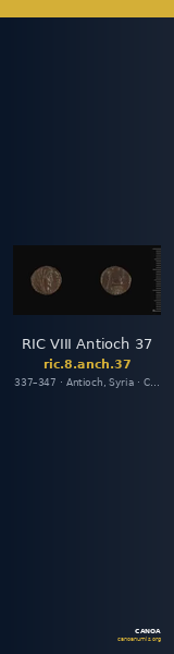 RIC VIII Antioch 37 — CANOA