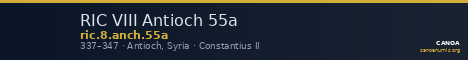 RIC VIII Antioch 55a — CANOA